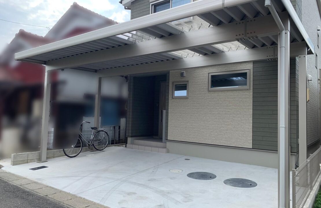 イカリ建商のアイカーポートを設置した一宮市の駐車場リフォーム