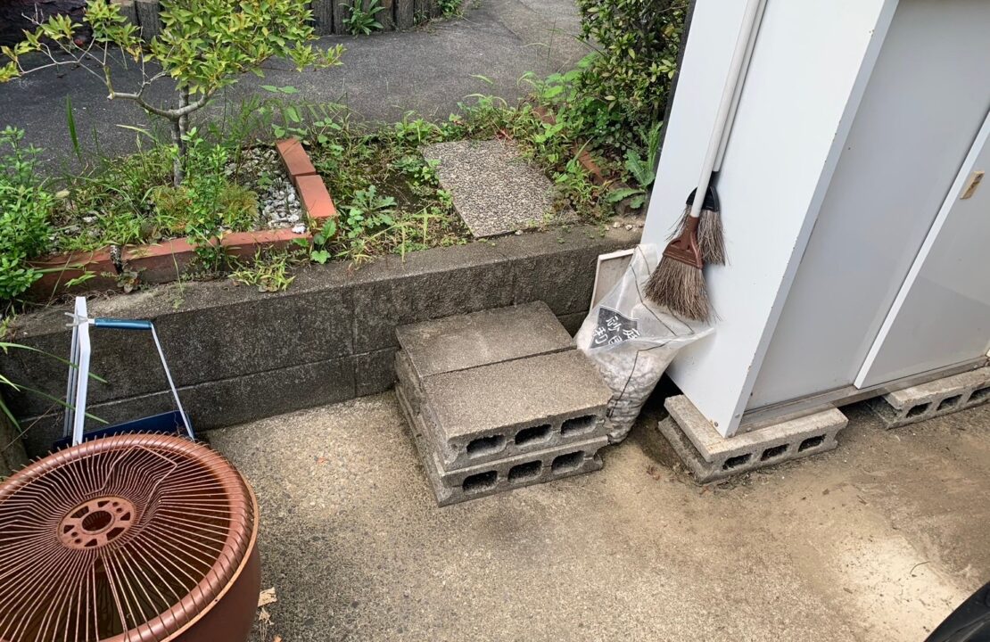 外構リフォーム前　