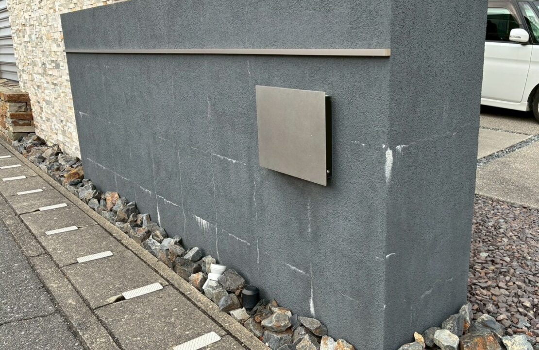 白華現象　施工前写真　全体