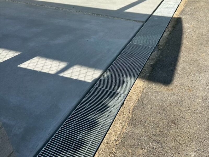 乗入れ部分グレーチング設置