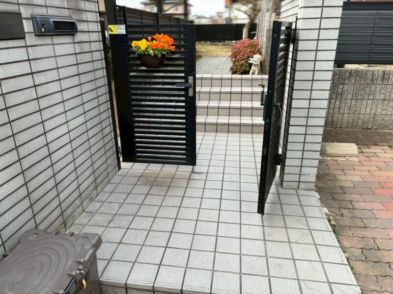リフォーム前の門扉