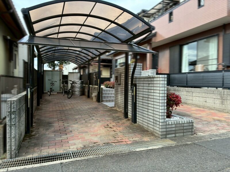 跳ね上げ門扉を撤去する前の様子