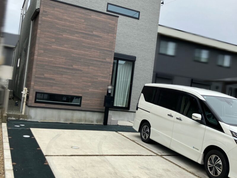清須市の外構リフォーム前の様子